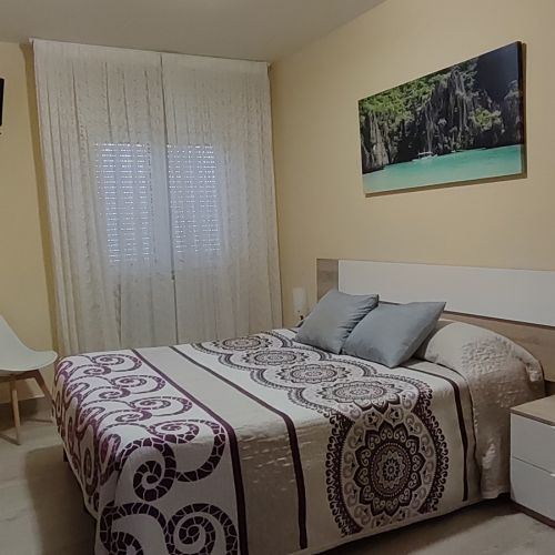 Cama en Hostal la Llave